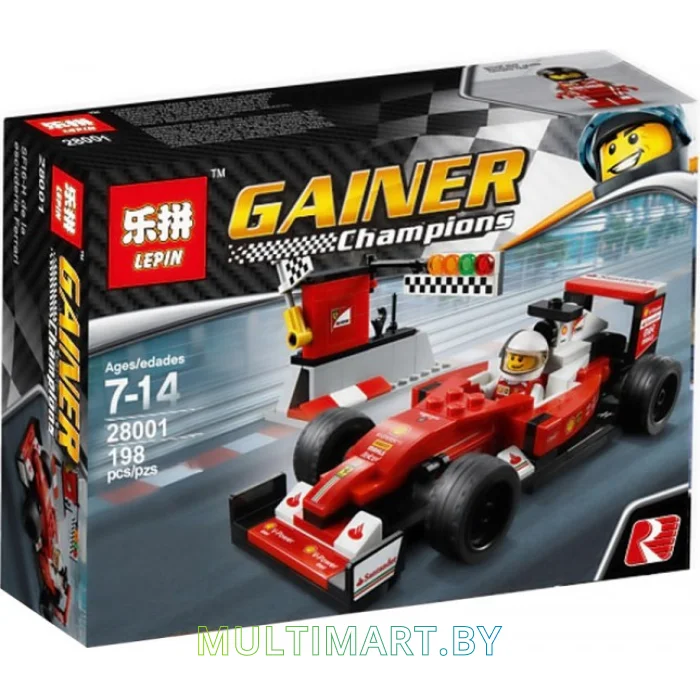 Конструктор Lepin 28001 Scuderia Ferrari SF16-H (198 деталей)